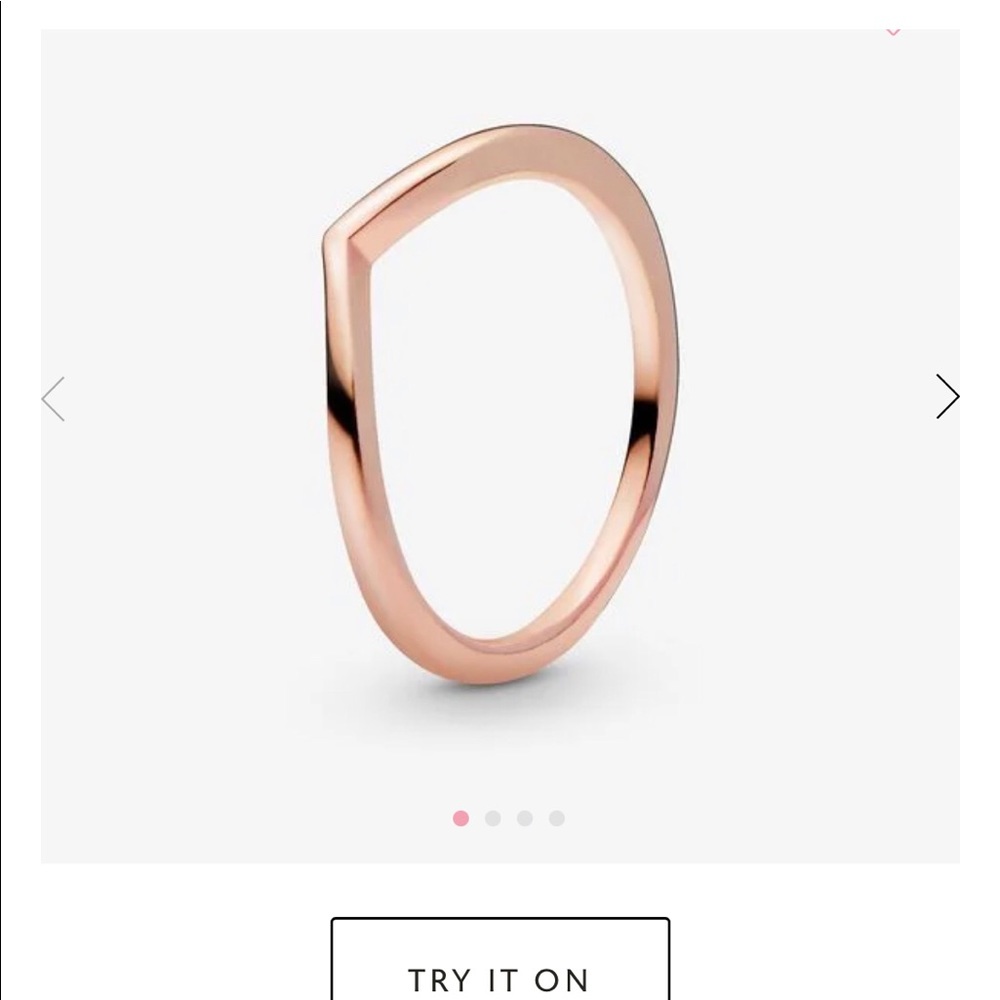 PANDORA Rose Gold stackable ring